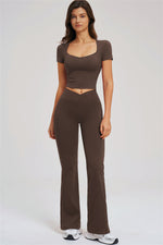 The Sizzle T-Shirt Flared Leggings | 2-Piece Set