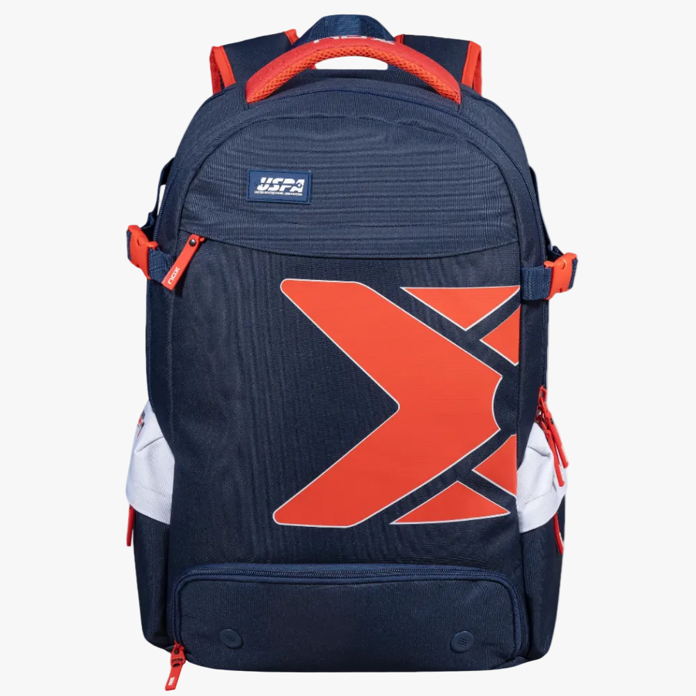 Nox Padel Bag USPA Pro Series Backpack | Blue & Red