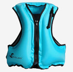 Swimming Inflatable Life Jacket with Zipper