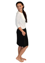 Modest Athletic Moisture-Wicking Performance Top with 3/4 Sleeves