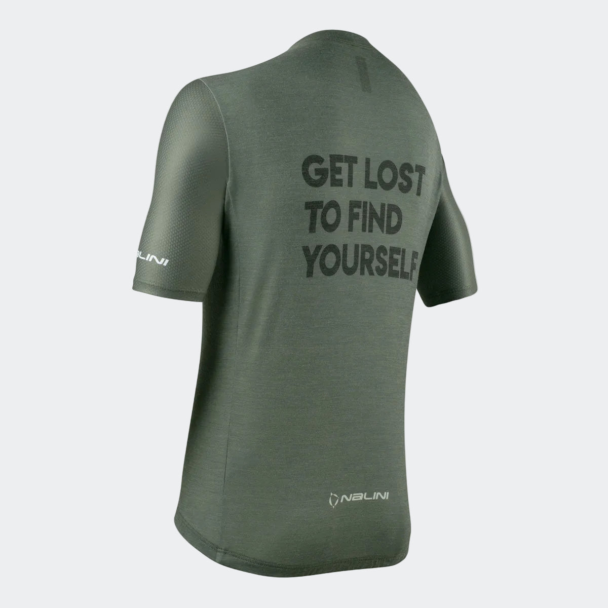 Nalini Gravel WOOL Men's Cycling Jersey | Green