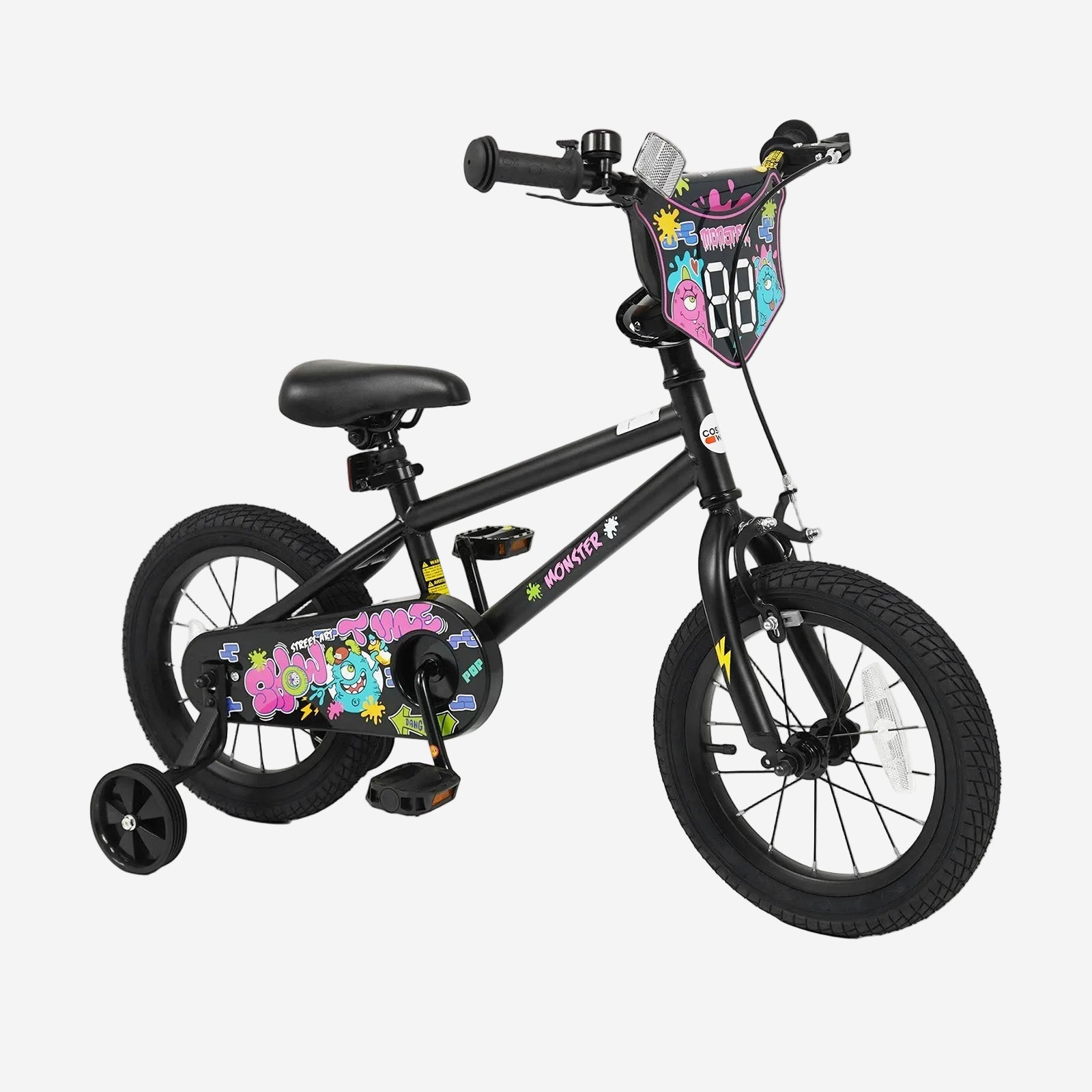 Kids Bike with Training Wheels for Ages 4-8 | 12-18"