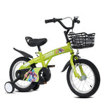 16" Sporty Kids Bike with Training Wheels and Stand Adjustable Saddle | Aged 4-8 Years (Tall Height 41-46")