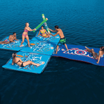 WOW Watersports Water Walkway 6 x 6 Inflatable Walkway with Zippers