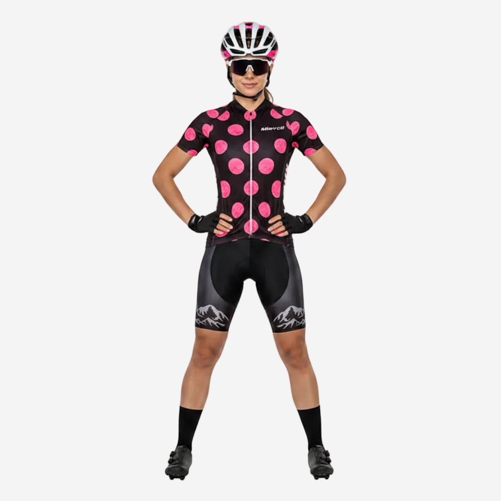 Women's Cycling Jersy SS and Shorts Set