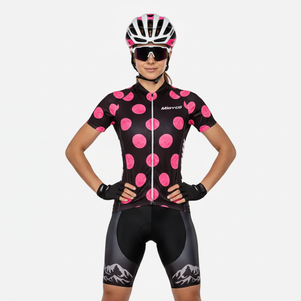 Women's Cycling Jersy SS and Shorts Set