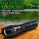 EcoGear FX TK120 LED Tactical Flashlight with Strobe | 2-Pack
