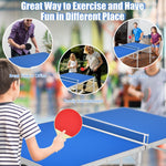 60" Portable Tennis Ping Pong Folding Table with Accessories