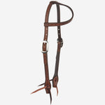 WD-BTSEH-MO Medium Oil Brick Tooling 5/8 Inch Single Ear Headstall