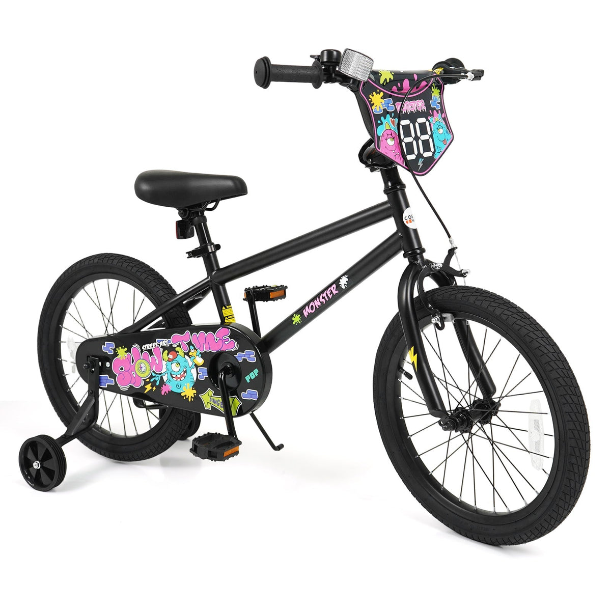 Kids Bike with Training Wheels for Ages 4-8 | 12-18"