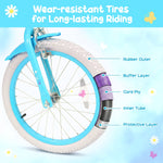 Girls Bike with Training Wheels and Front Bag | 12-18"