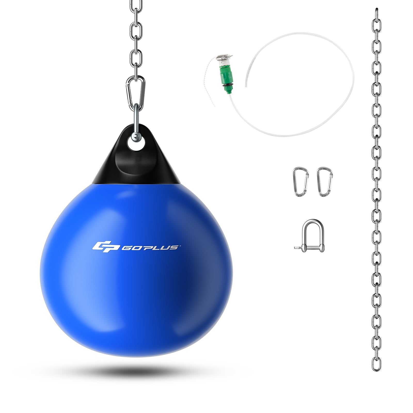 Water Heavy Punching Bag with Adjustable Metal Chain | 18" Up To 110 LBS