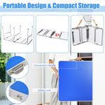 60" Portable Tennis Ping Pong Folding Table with Accessories