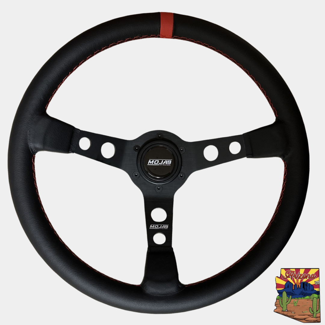 13.5” MOJAB Deep Dish Steering Wheel | Leather or Suede