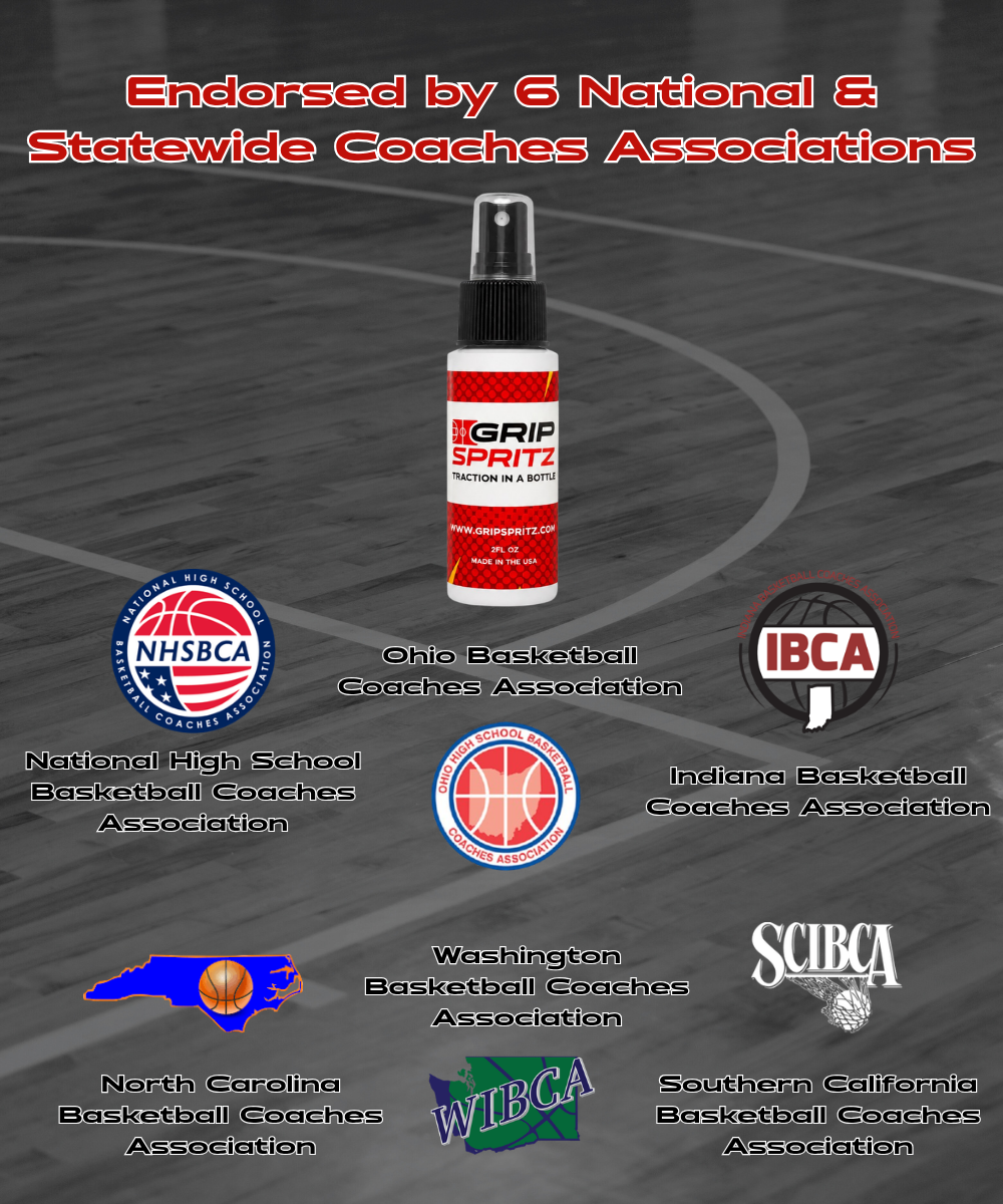 Grip Spritz Basketball Shoe Grip Spray Year Round Bundle | 2 Bottles + Spritz Mitt