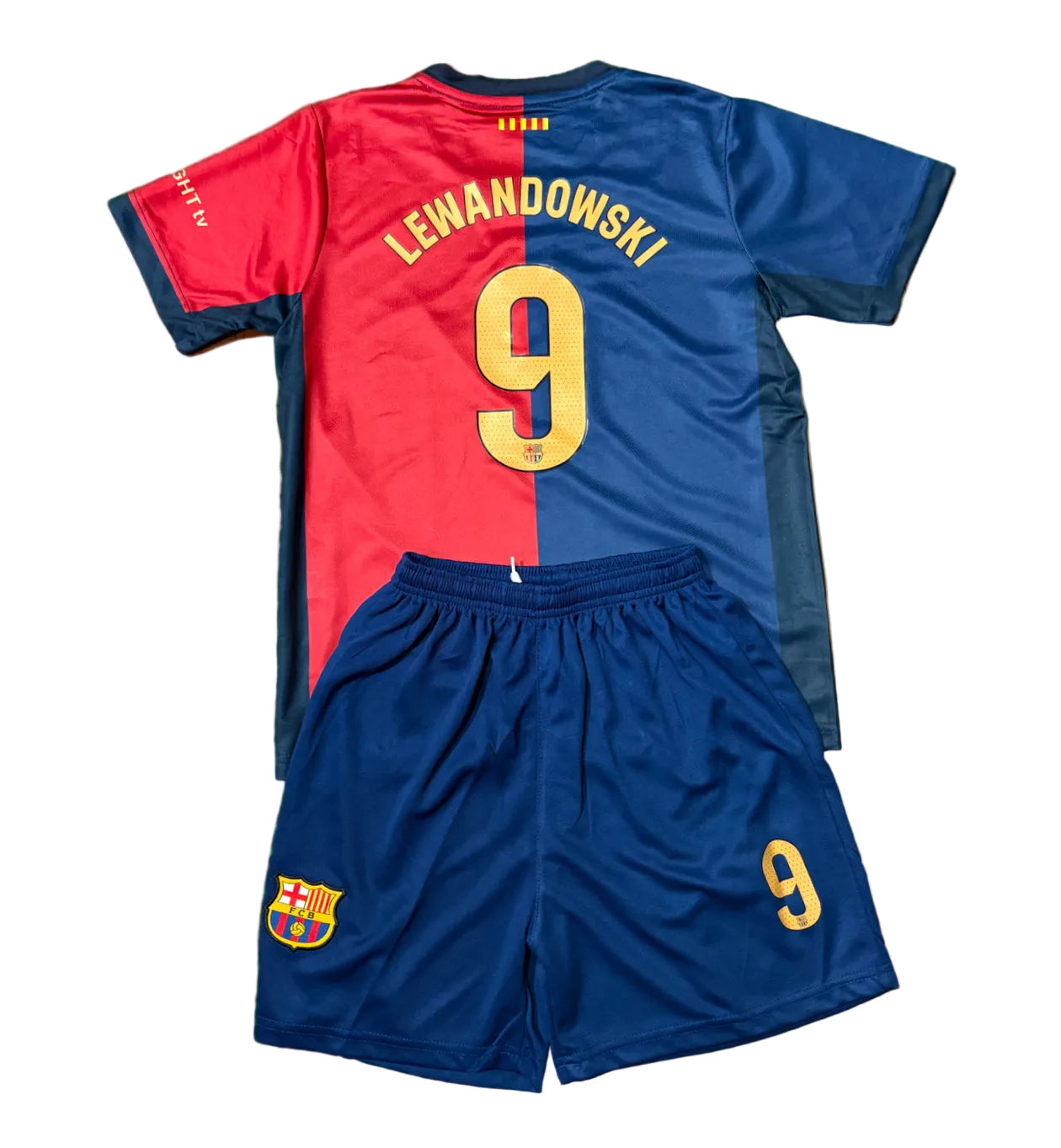 Lewandowski Barcelona 9 Kids Soccer Jersey | Toddler & Youth Sizes