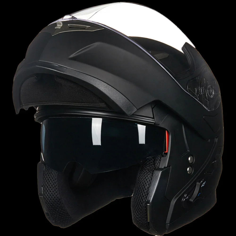 ILM Bluetooth Integrated Modular Flip Up Full Face Motorcycle Helmet | 953