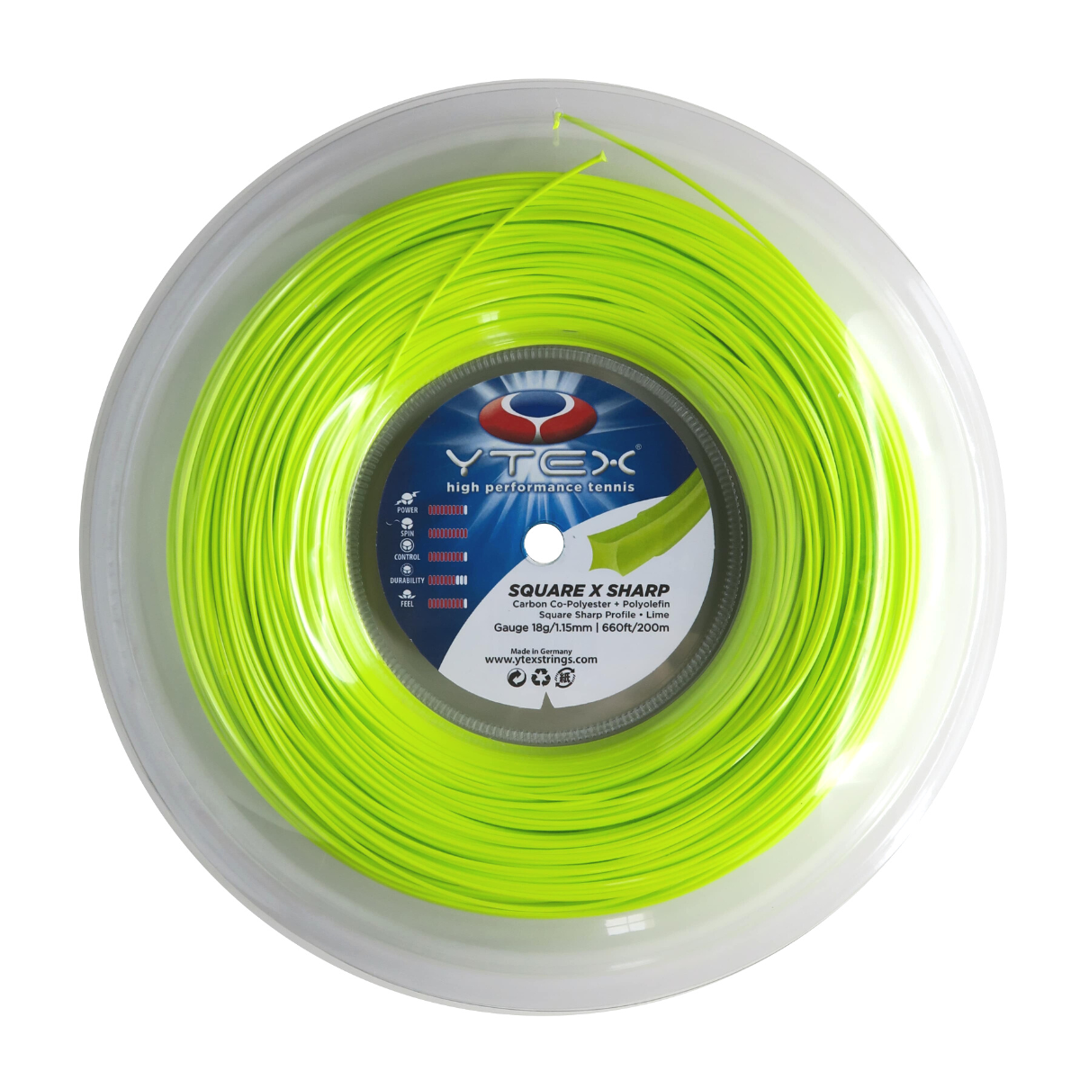 Square-X Sharp Reel 18 Gauge Racket String