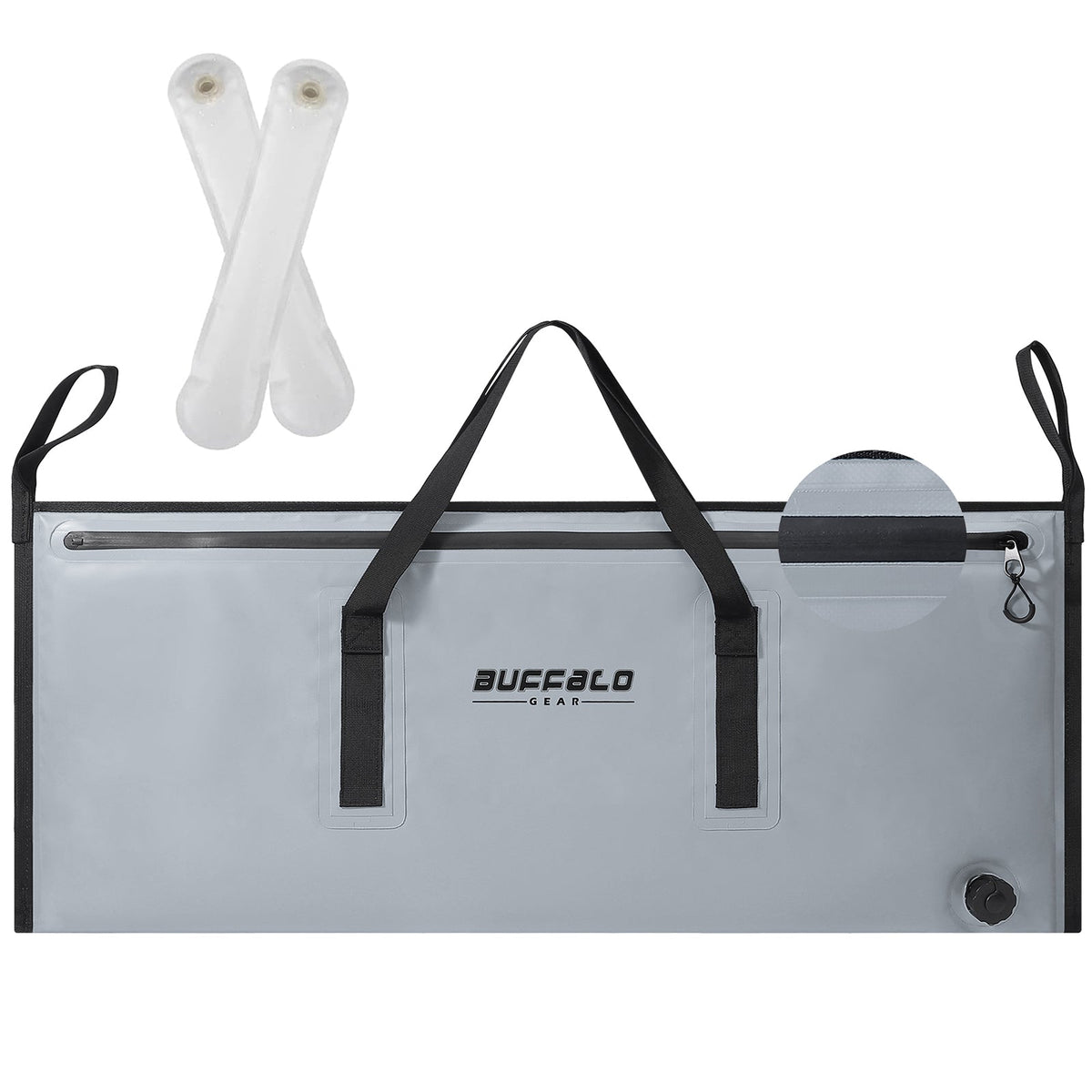 40x18" Insulated Fish Cooler Bag | Waterproof Zipper