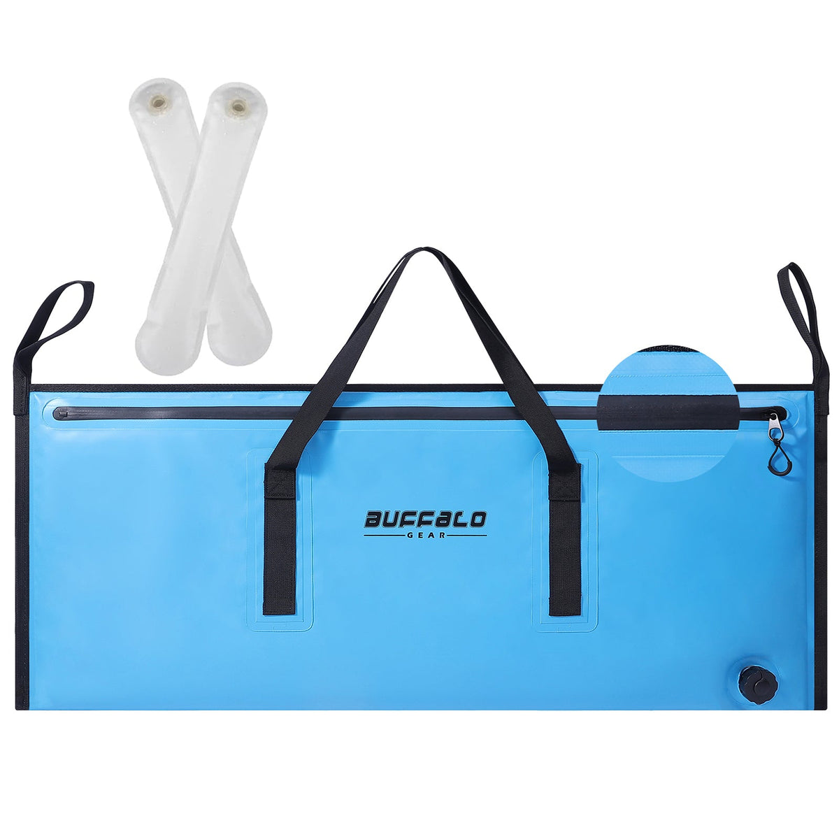 40x18" Insulated Fish Cooler Bag | Waterproof Zipper