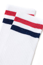 Conte Active Cotton Long Socks with Lurex Stripes
