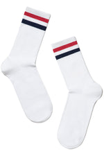 Conte Active Cotton Long Socks with Lurex Stripes