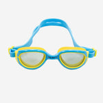 Palantic Jr. Silicone Swim Goggles w/ UV Tinted Lenses | Blue/Yellow