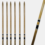King Shafts Pre-Finished Wood Shafts Walnut | 6-Pack