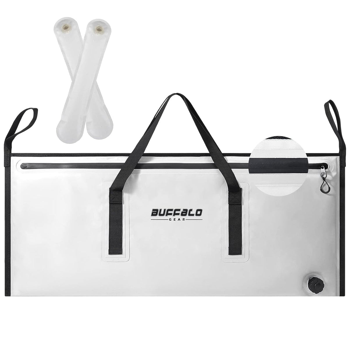 40x18" Insulated Fish Cooler Bag | Waterproof Zipper