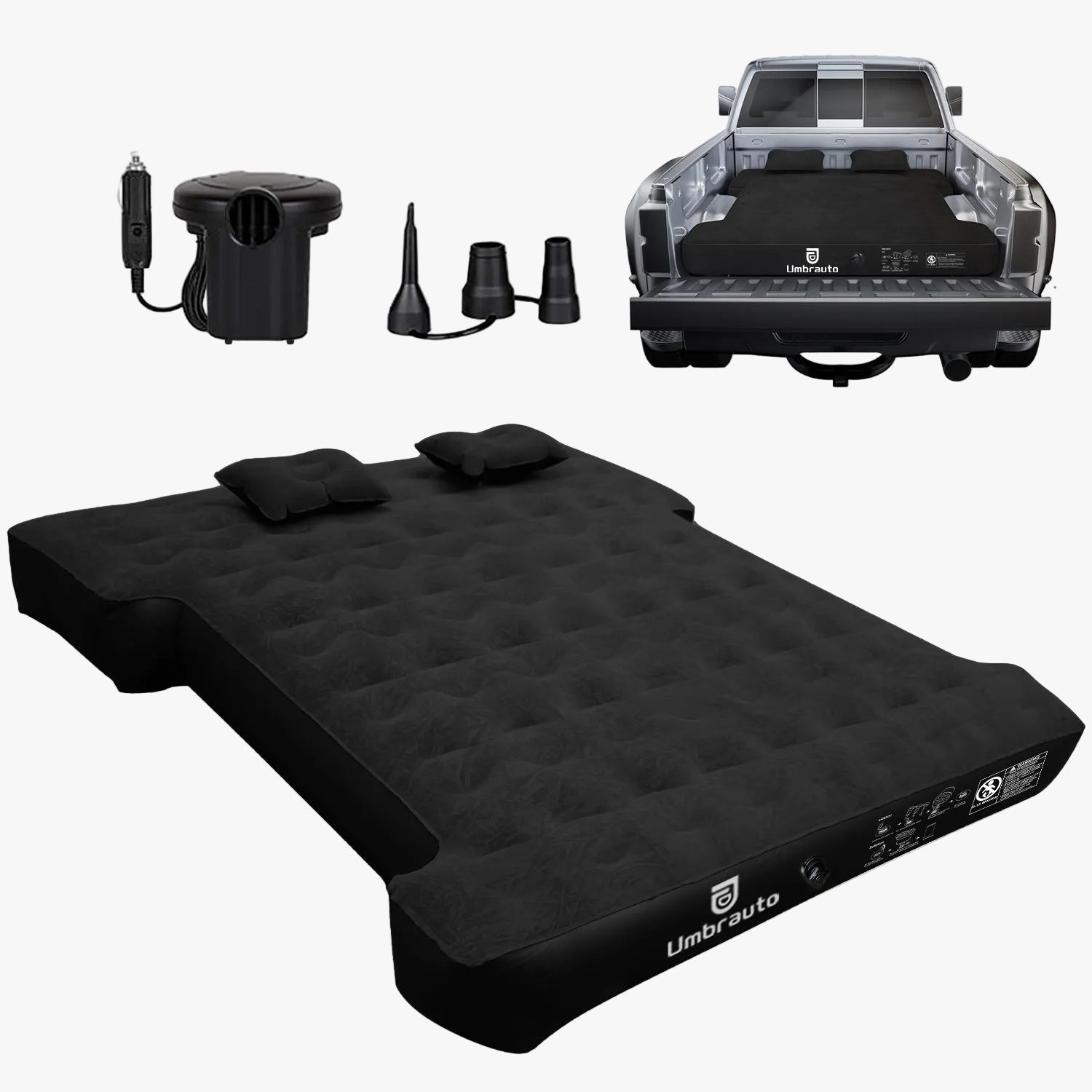 Umbrauto 5.5-5.8 FT Full Size Truck Bed Air Mattress 1.0 | Multiple Colors