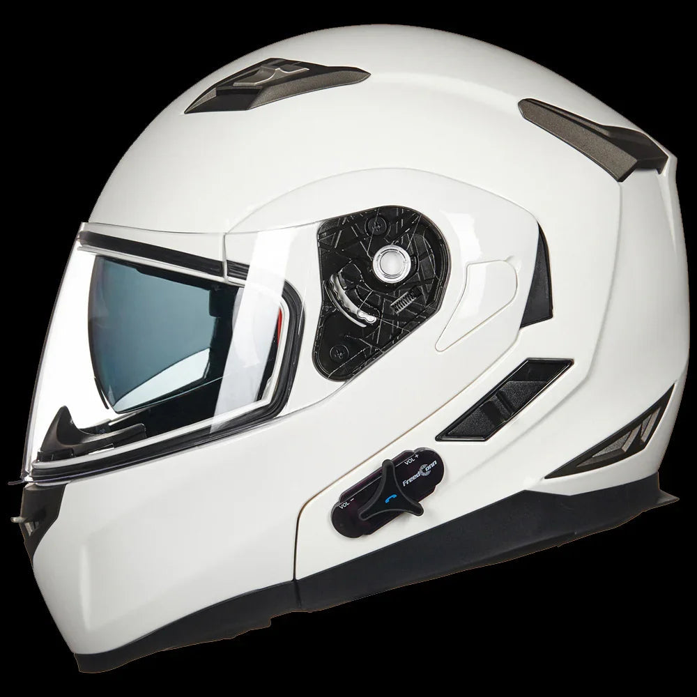 ILM Bluetooth Integrated Modular Flip-Up Full Face Motorcycle Helmet | Model 953PRO