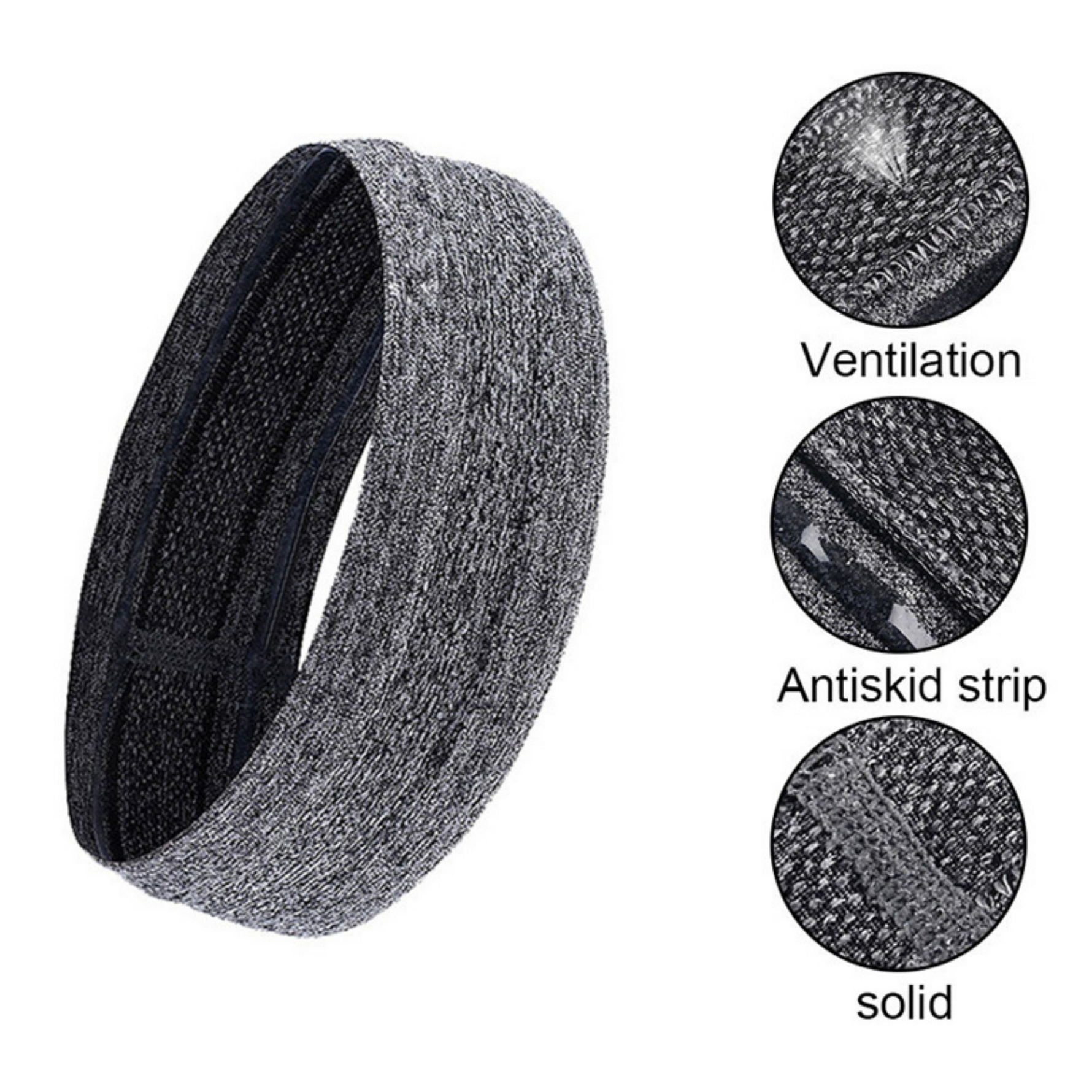 JupiterGear Sweat Wicking Fitness Headband for Yoga, Running and Exercise