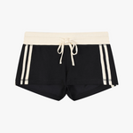 Loki & Ivy Women's Contrast Stripe Track Shorts