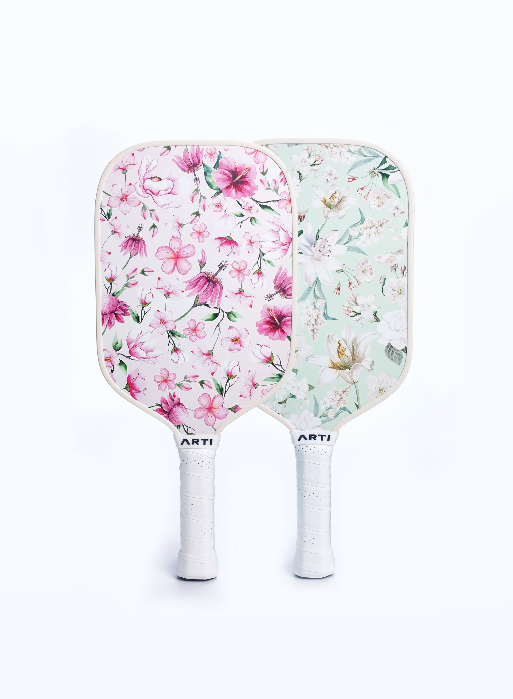 ARTI Fiberglass "Flowers" Pickleball Paddle Set | USA Pickleball Approved