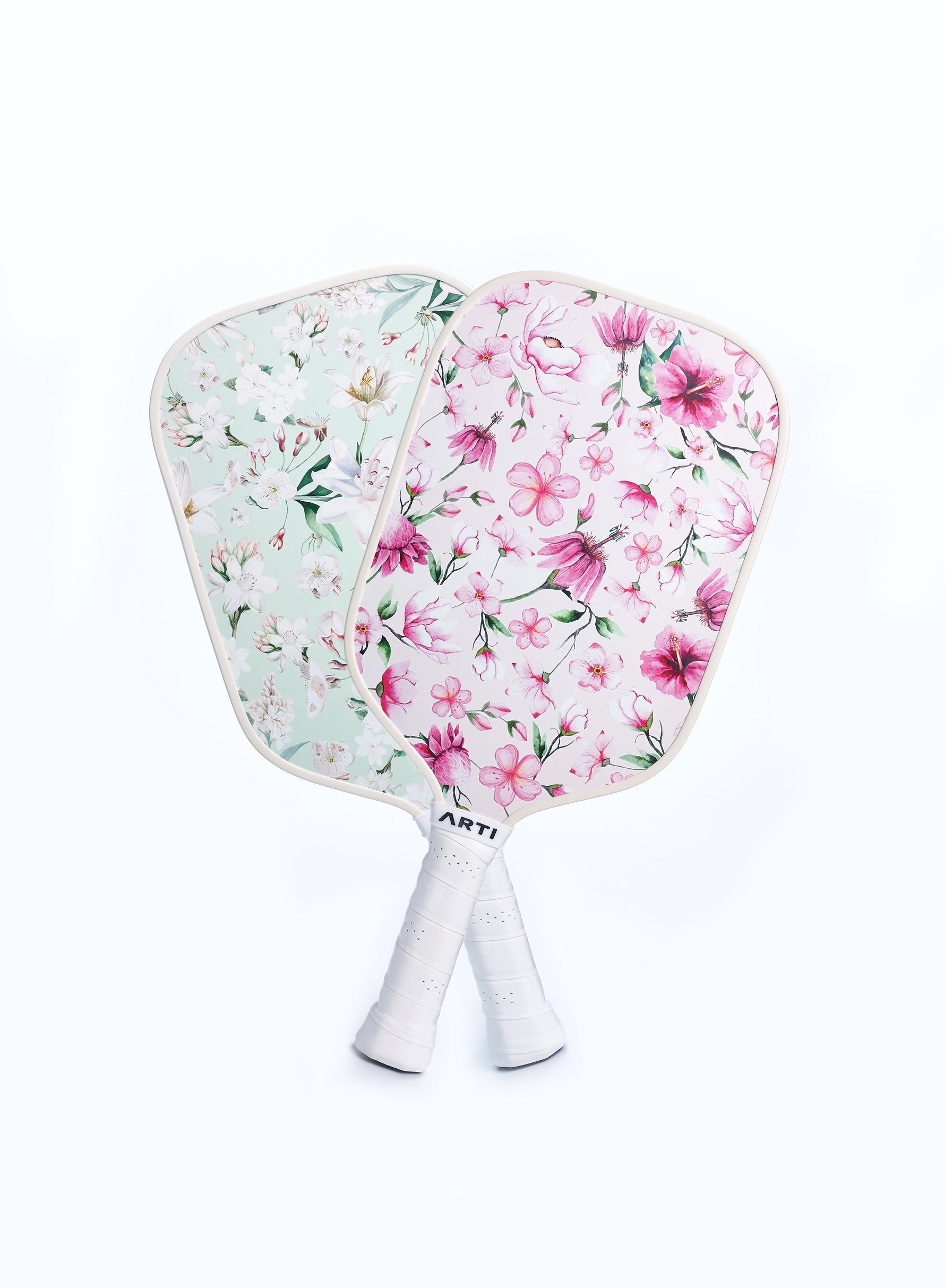 ARTI Fiberglass "Flowers" Pickleball Paddle Set | USA Pickleball Approved
