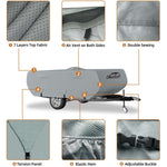 DikaSun 7 Layers Pop--Up Camper Cover | Breathable UV Resistant Windproof Waterproof RV Cover
