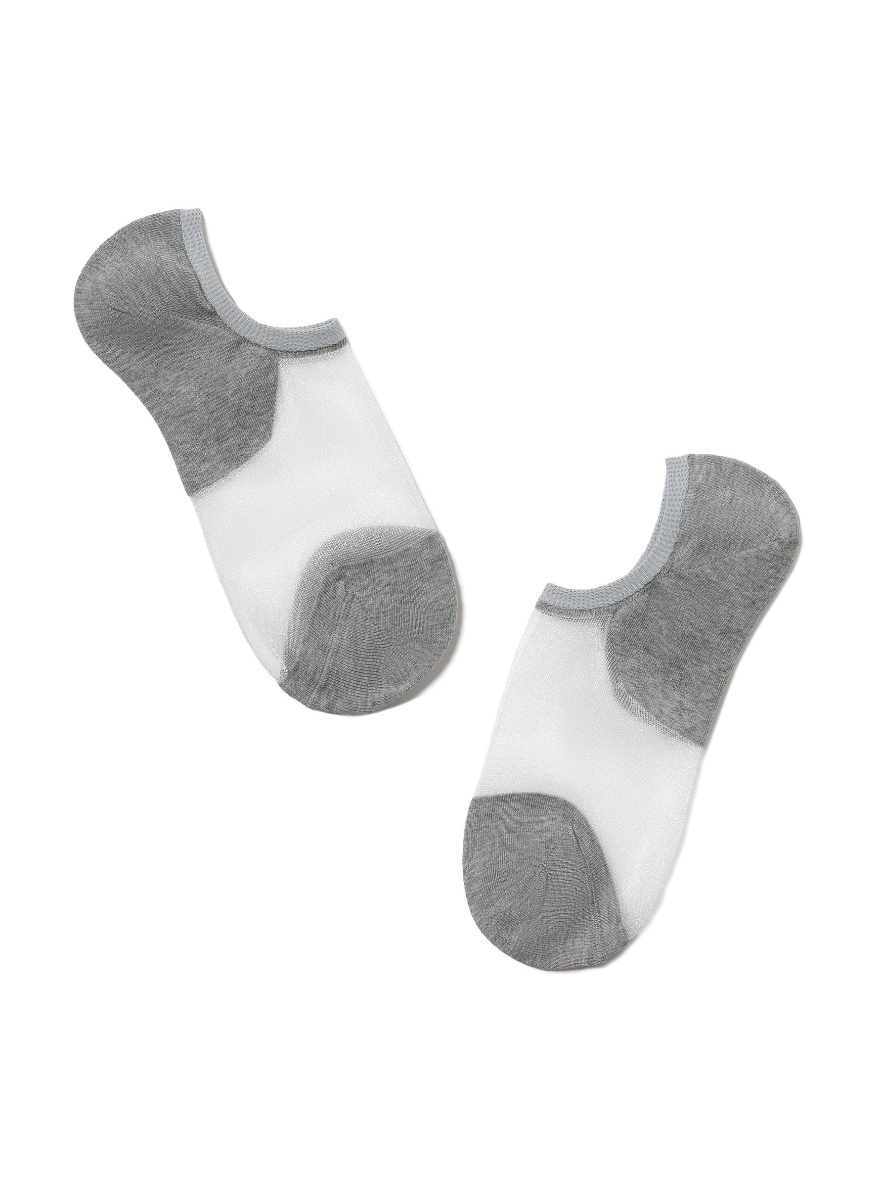 Conte Active Cotton Ultra-Short Women's Socks with Sheer Mesh Insert | #18S-4SP(000)