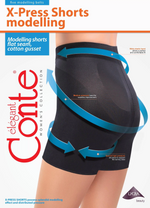 Conte X-Press Modelling Control Top Women's Shapewear Shorts (17S-103SP)