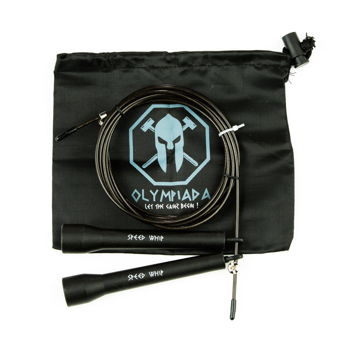 Speed Whip Jump Rope w/ Cable Bearing