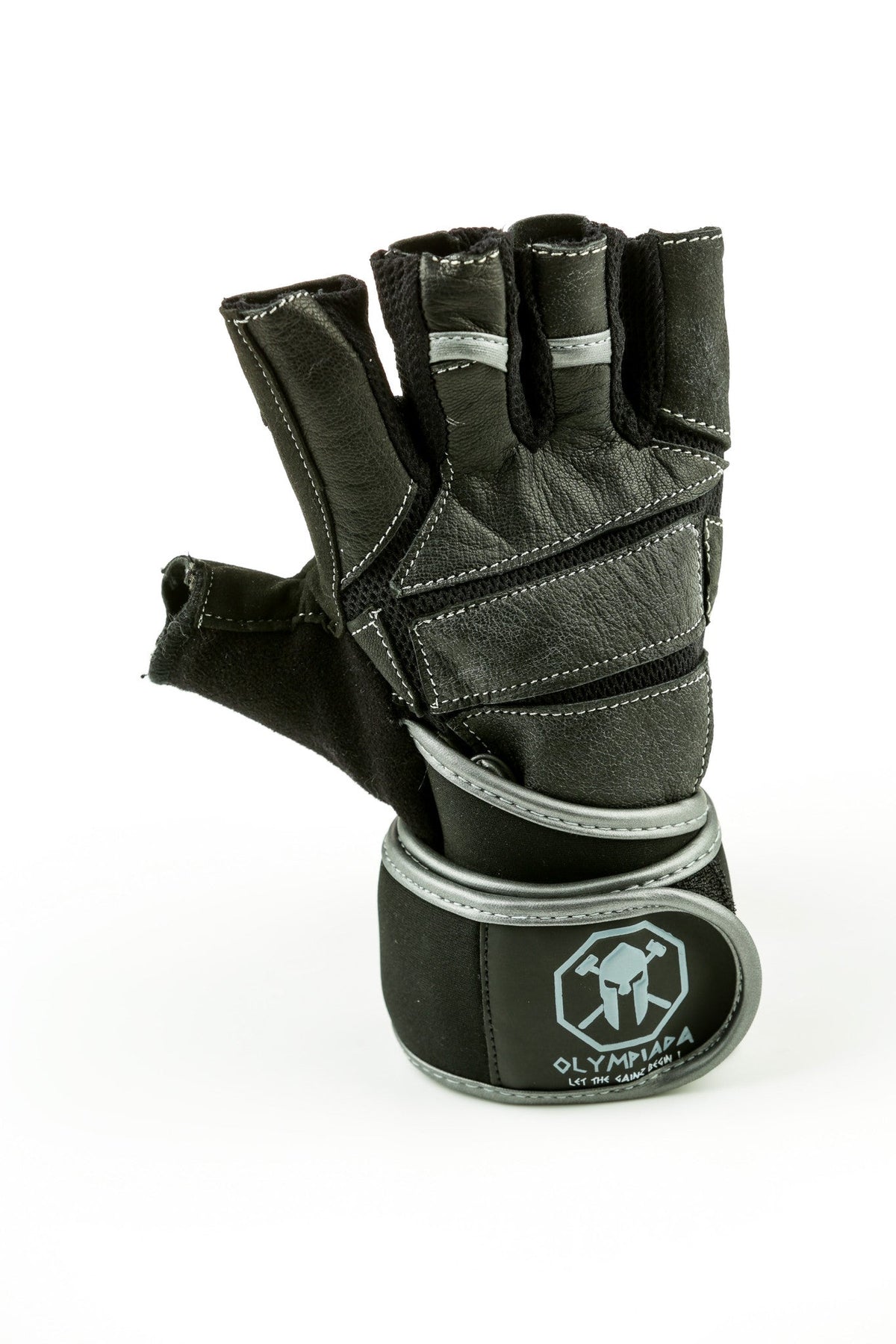 Heavy-Duty Leather Weight-Lifting Gloves - Strongest Ever!