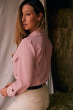 Jessica II | Gingham Equestrian Button-Down Shirt | Cinnamon