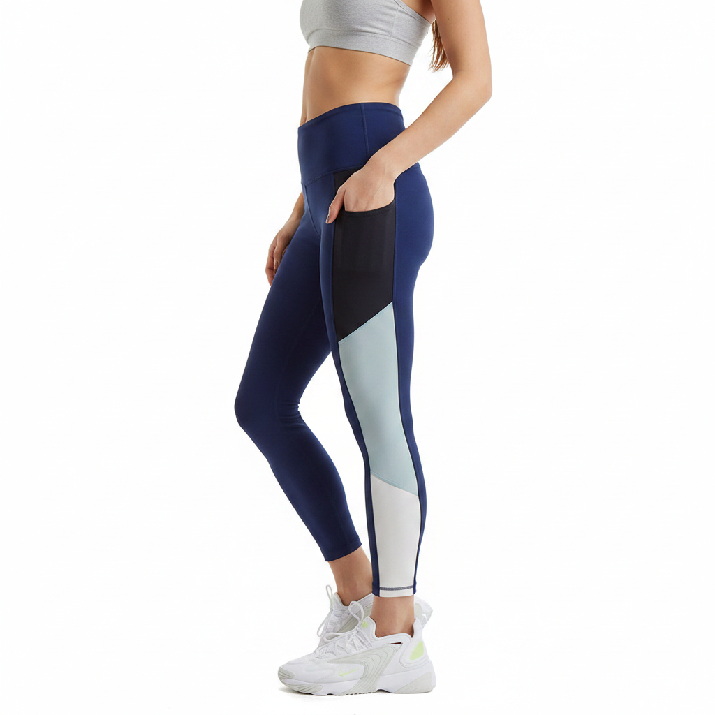 Women's Side Color Block Leggings 24" Inseam by CoverGirl
