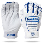 Franklin USA Women Softball CFX FP Batting Glove | White/Royal