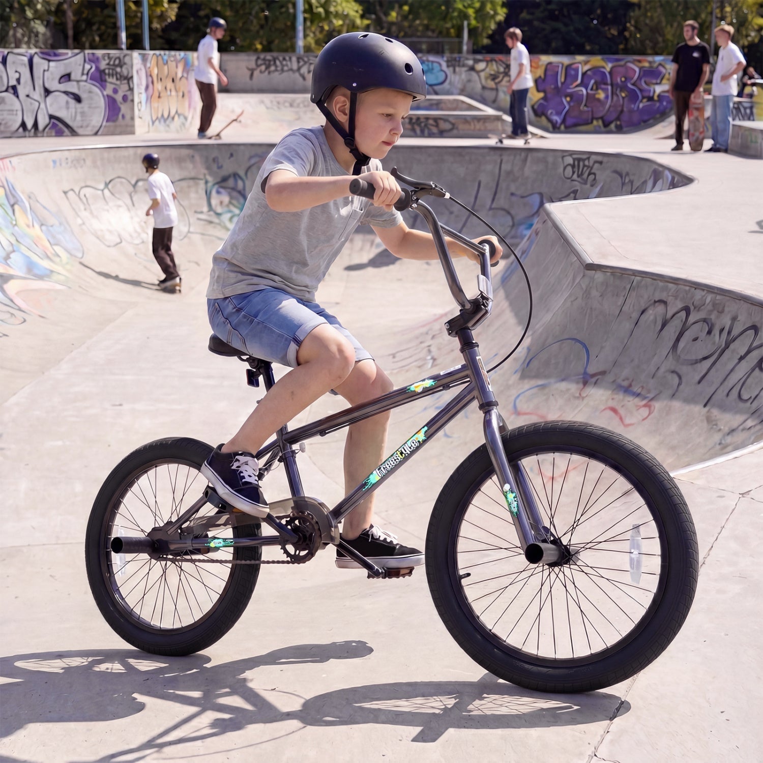 BMX Trick Bike with 360° Steering for Kids & Teens | 20"