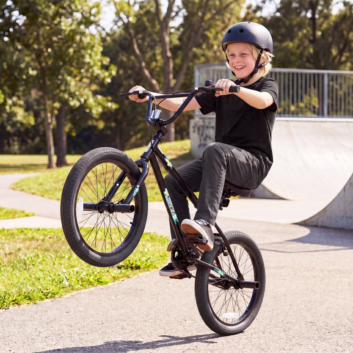 BMX Trick Bike with 360° Steering for Kids & Teens | 20"