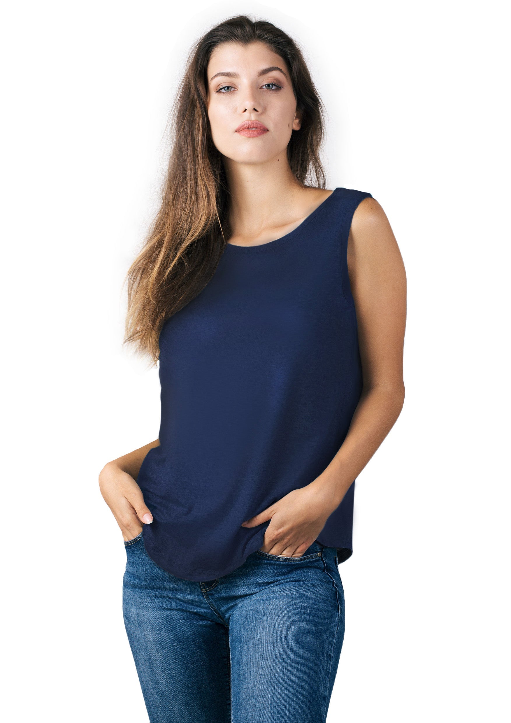 EGI Luxury Viscose Women's Tank Top | Proudly Made in Italy