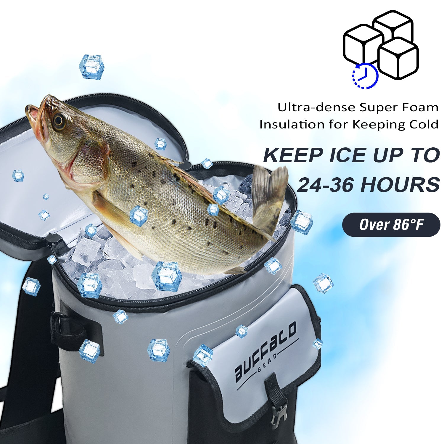 21QT Fish Cooler Backpack | Fish Kill Bag