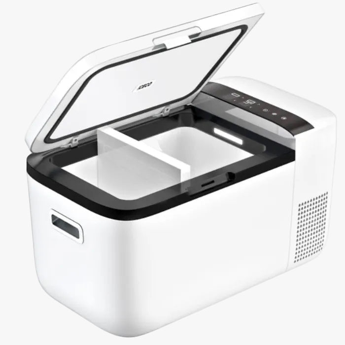 GO20 Dual Zone 12V Portable Freezer | White | ICECO | 20 LT