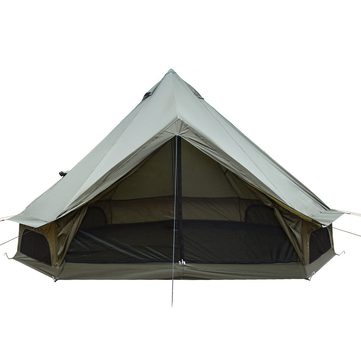 Oxford Bell Tent 9.8’/13.1’ with Stove Jack for Family Camping
