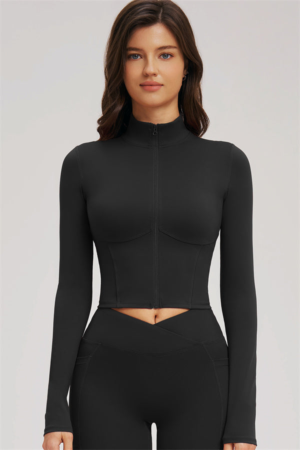The Sizzle Zip Jacket Shorts | 2-Piece Set